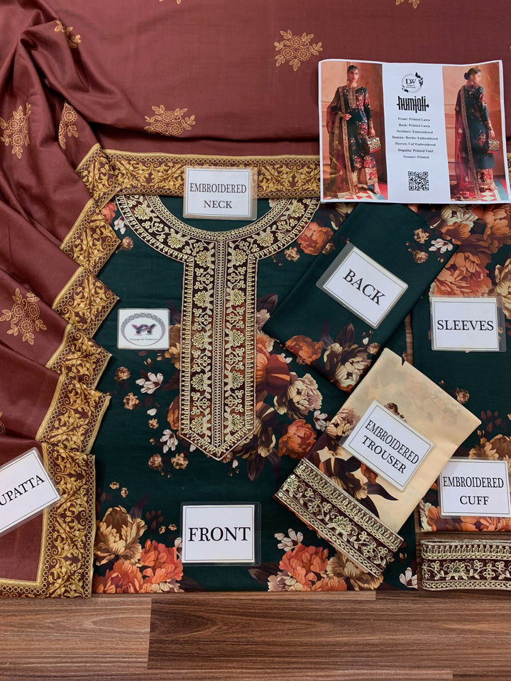 Ramsha Lawn Suit-Lawn Suits-Replica Zone