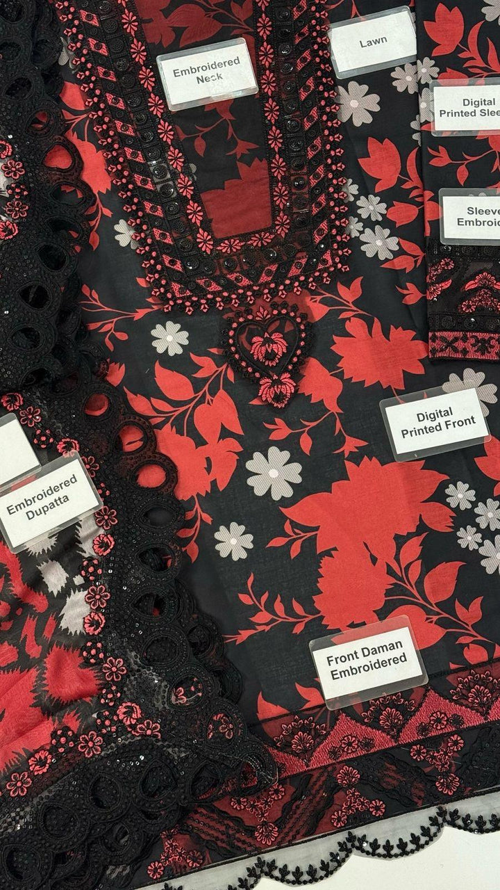 Ramsha Lawn Suit-Lawn Suits-Replica Zone