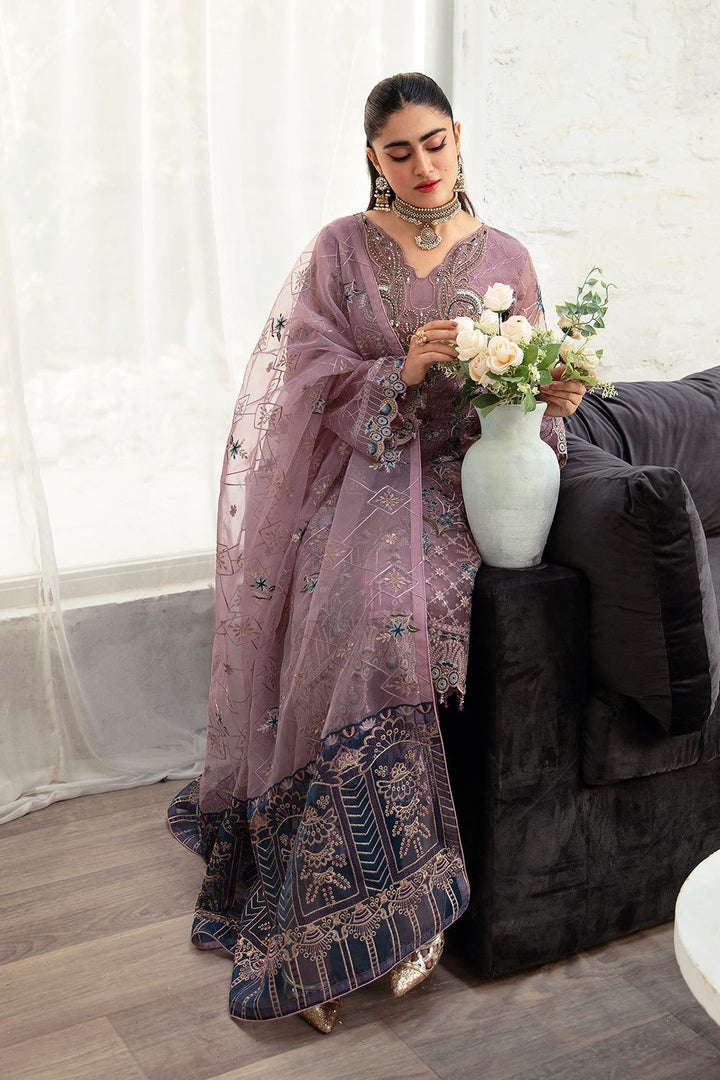 Ramsha Organza Suit-Replica Suits-Replica Zone