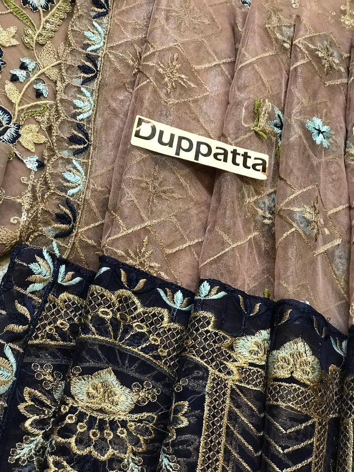 Ramsha Organza Suit-Replica Suits-Replica Zone