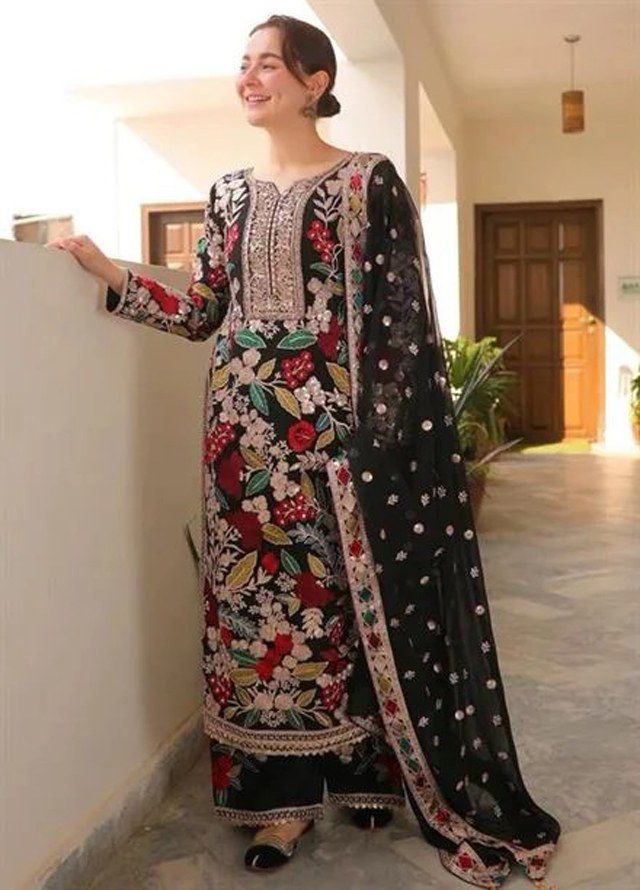 Rangrasiya Chiffon Suit-Replica Suits-Replica Zone