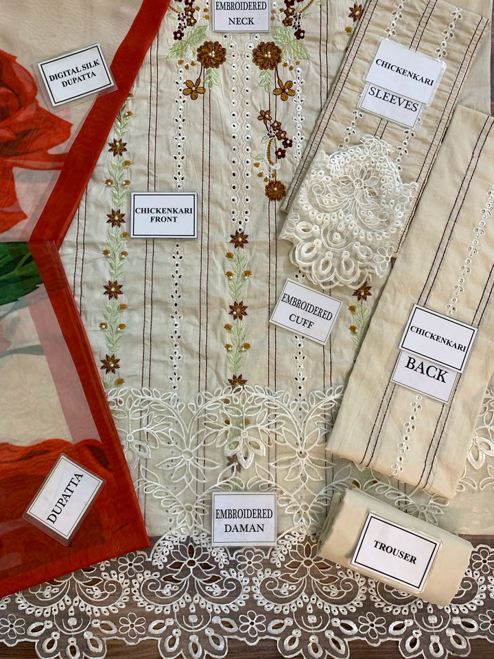 Roohenaz Cotton Suit-Cotton Suits-Replica Zone