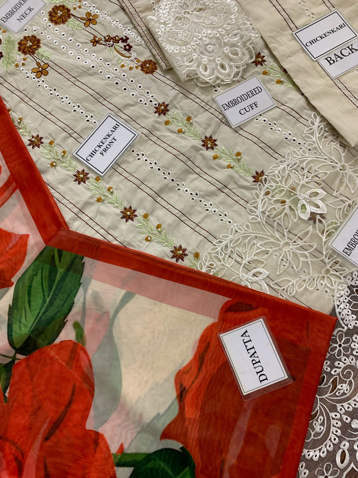 Roohenaz Cotton Suit-Cotton Suits-Replica Zone