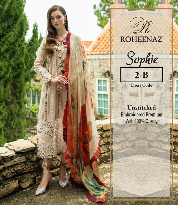 Roohenaz Cotton Suit-Cotton Suits-Replica Zone