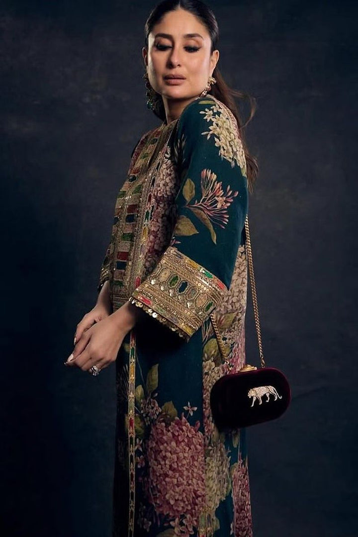 Sabya Sachi Silk Suit-Replica Suits-Replica Zone