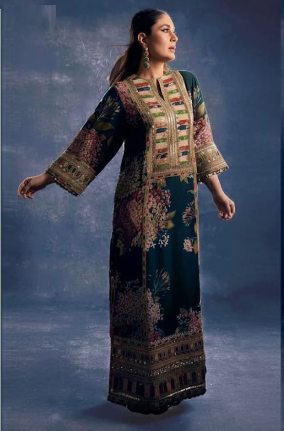 Sabya Sachi Silk Suit-Replica Suits-Replica Zone