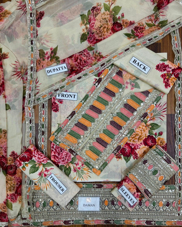 Sabyasachi Lawn Suit-Lawn Suits-Replica Zone