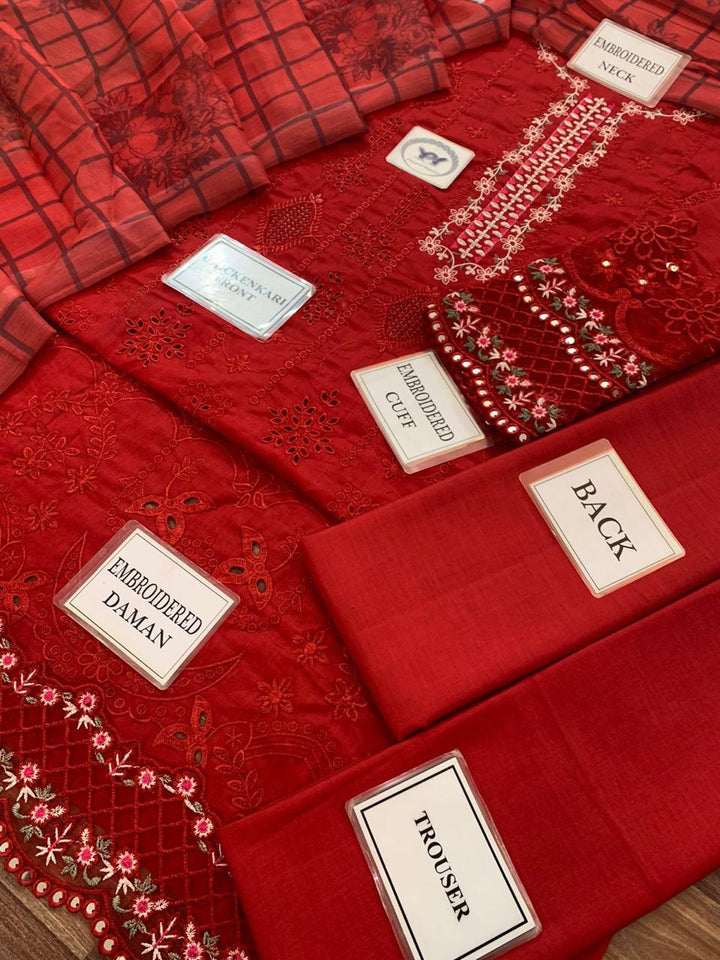 Sadia Asad Cotton Suit-Cotton Suits-Replica Zone