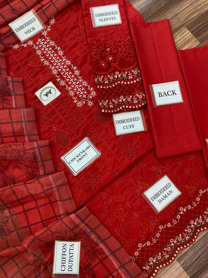 Sadia Asad Cotton Suit-Cotton Suits-Replica Zone