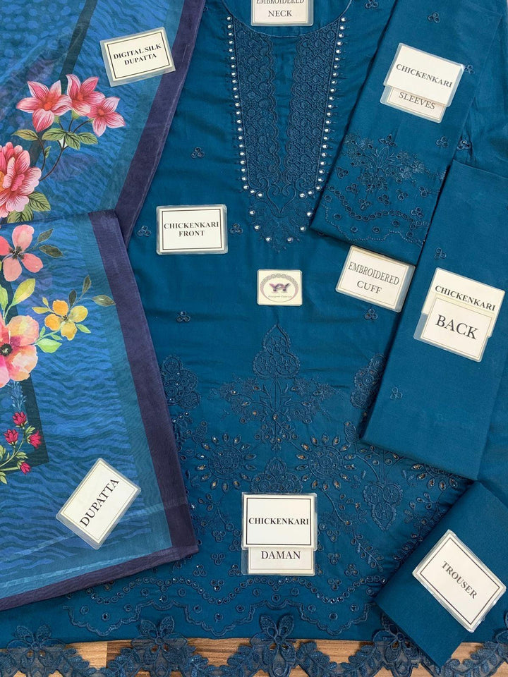 Sadia Asad Cotton Suit-Cotton Suits-Replica Zone