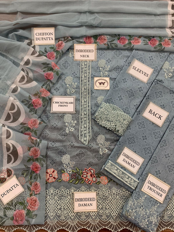 Sadia Asad Lawn Suit-Lawn Suits-Replica Zone