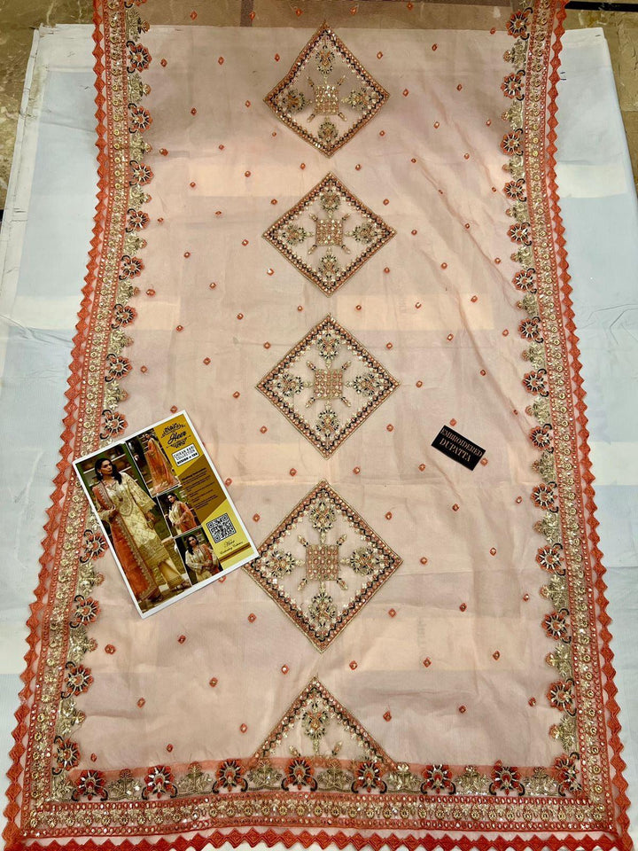 Saffana Cotton Suit-Cotton Suits-Replica Zone