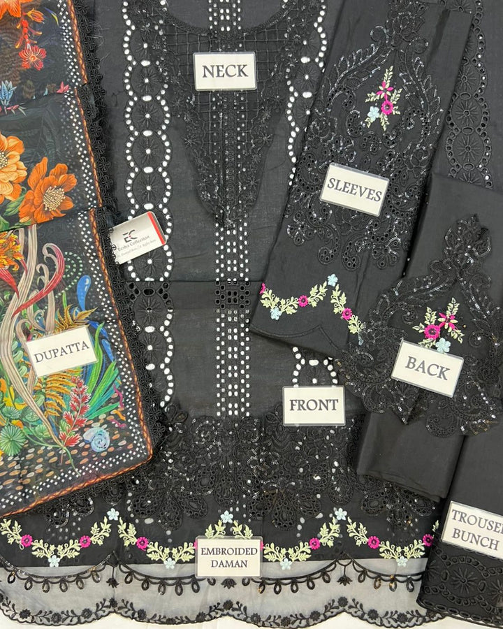 Saira Rizwan Lawn Suit-Lawn Suits-Replica Zone