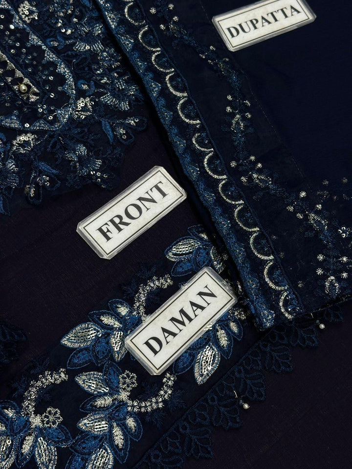 Sapphire Chiffon Suit-Replica Suits-Replica Zone