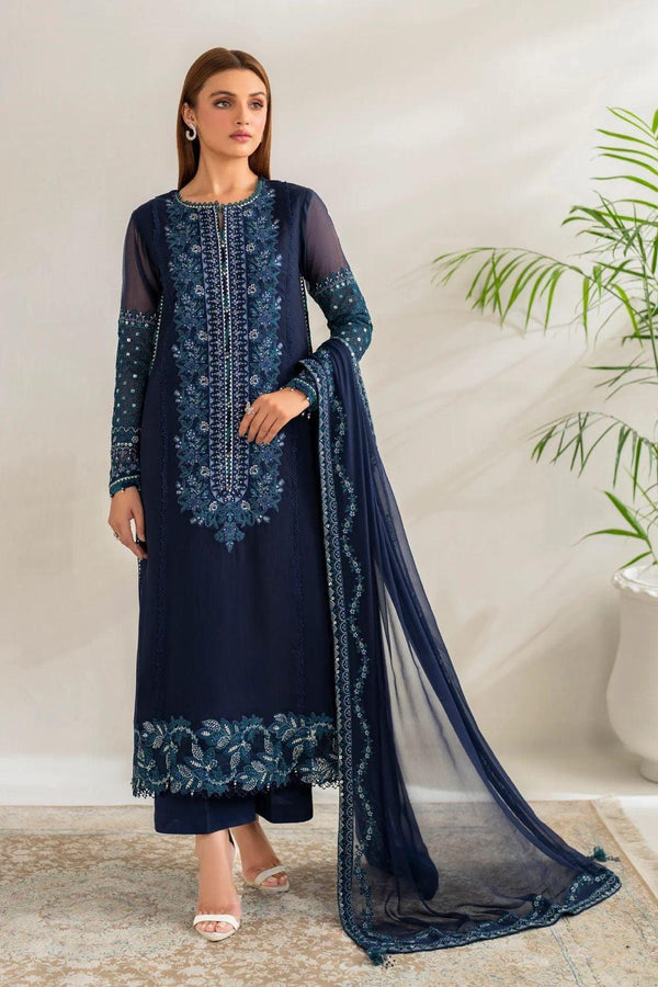 Sapphire Chiffon Suit-Replica Suits-Replica Zone