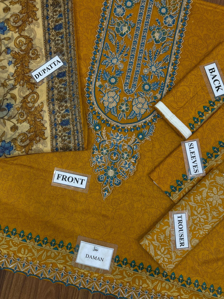 Sapphire Lawn Suit-Lawn Suits-Replica Zone