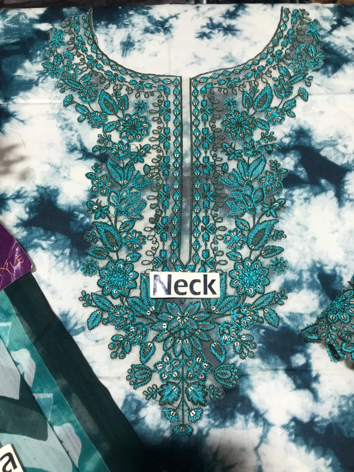 Sapphire Lawn Suit-Lawn Suits-Replica Zone