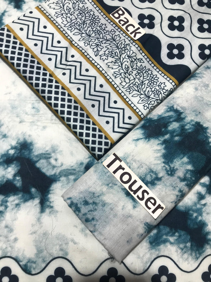 Sapphire Lawn Suit-Lawn Suits-Replica Zone