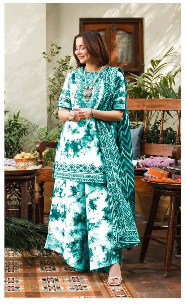 Sapphire Lawn Suit-Lawn Suits-Replica Zone