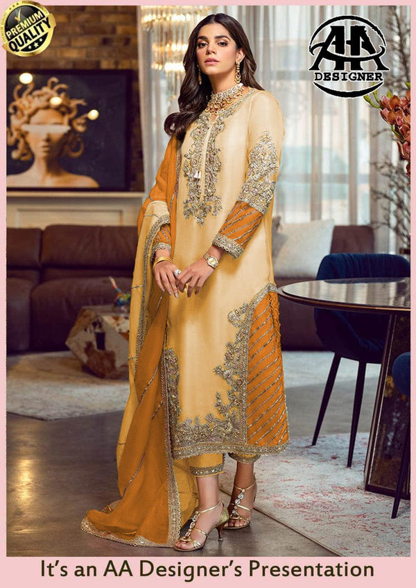 Sara Rohail Asghar Organza Suit-Replica Suits-Replica Zone