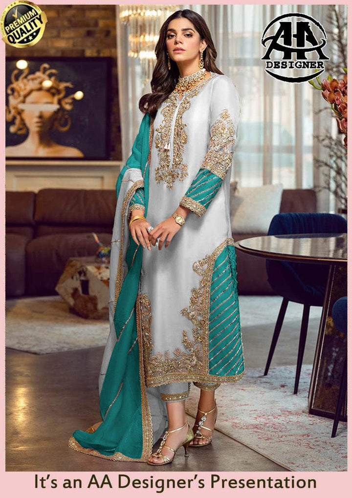 Sara Rohail Asghar Organza Suit-Replica Suits-Replica Zone