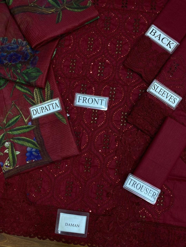 Sobia Nazir Cotton Suit-Cotton Suits-Replica Zone