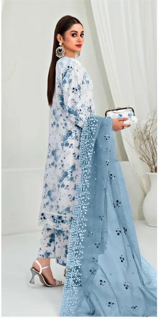 Tawakkal Chiffon Suit-Replica Suits-Replica Zone