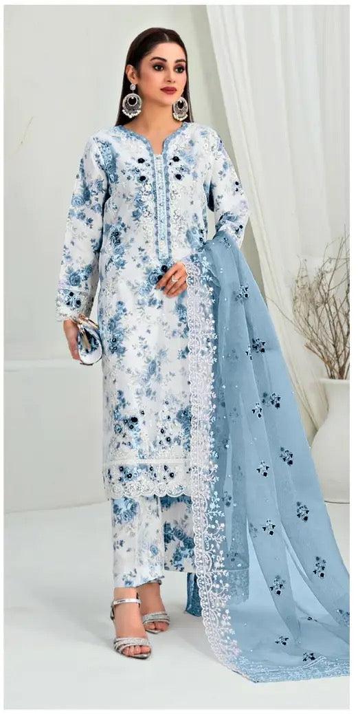 Tawakkal Chiffon Suit-Replica Suits-Replica Zone