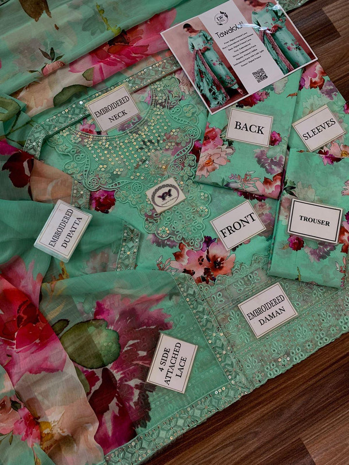 Tawakkal Lawn Suit-Lawn Suits-Replica Zone