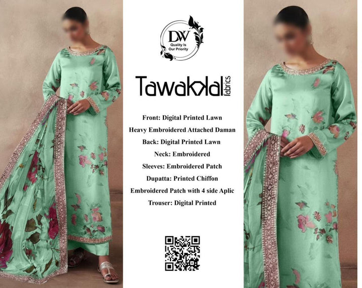 Tawakkal Lawn Suit-Lawn Suits-Replica Zone