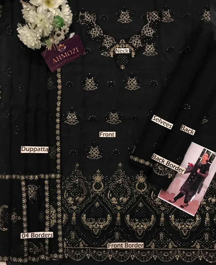 Tawakkal Organza Suit-Replica Suits-Replica Zone