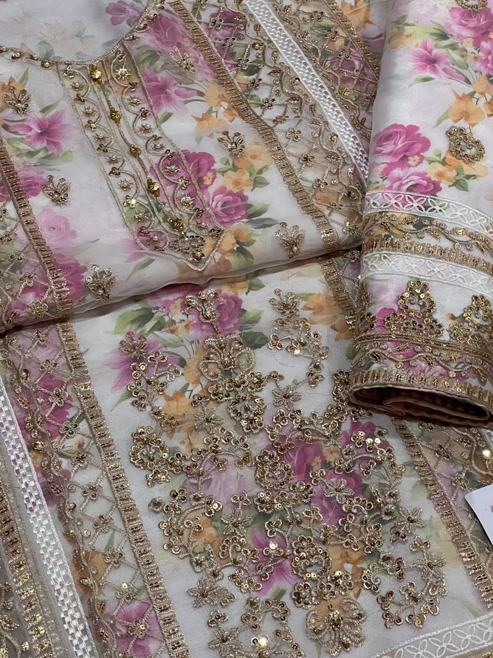 Tawakkal Organza Suit-Replica Suits-Replica Zone