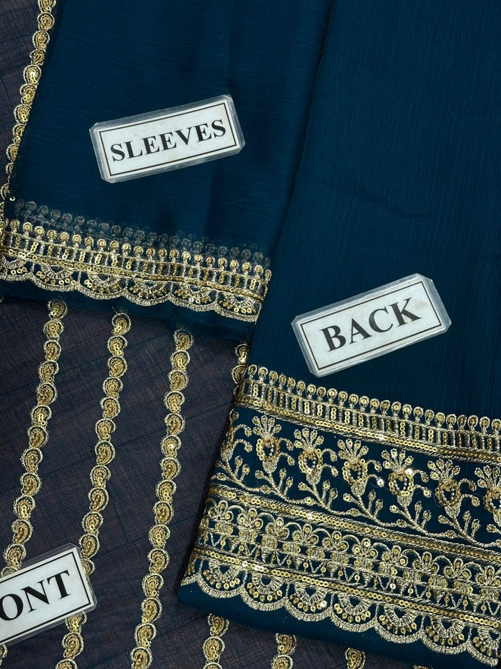 Vinay Chiffon Suit-Replica Suits-Replica Zone