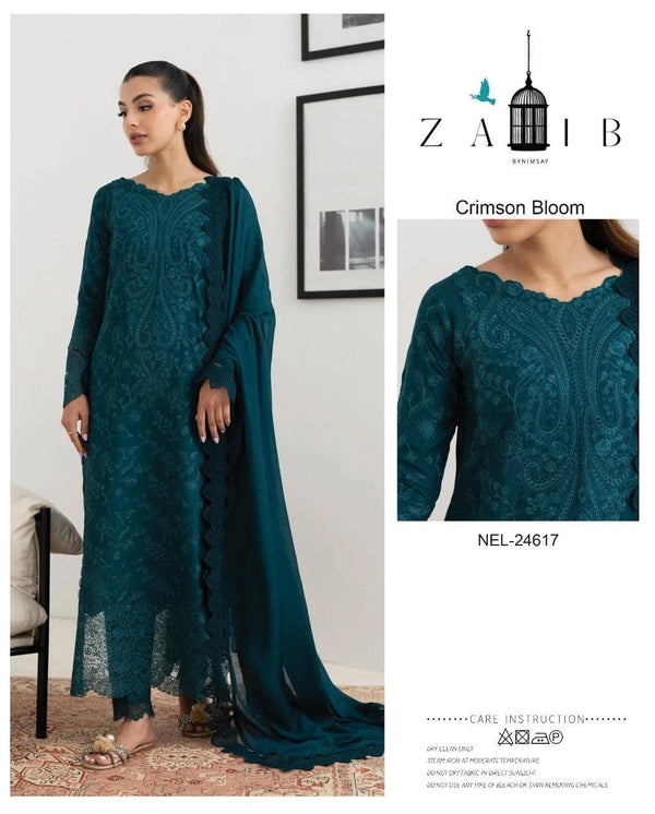 Zaib Lawn Suit-Lawn Suits-Replica Zone