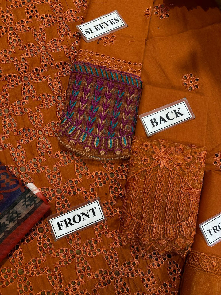 Zainab Chottai Cotton Suit-Cotton Suits-Replica Zone