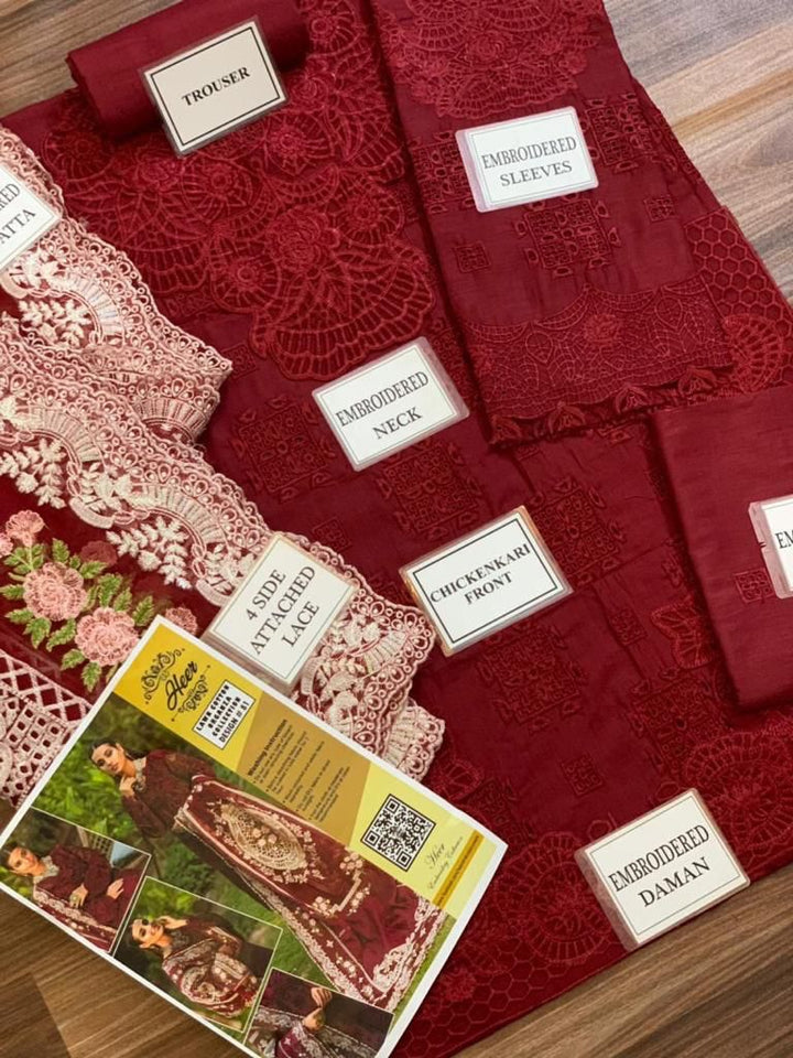 Zainab Chottani Cotton Suit-Cotton Suits-Replica Zone