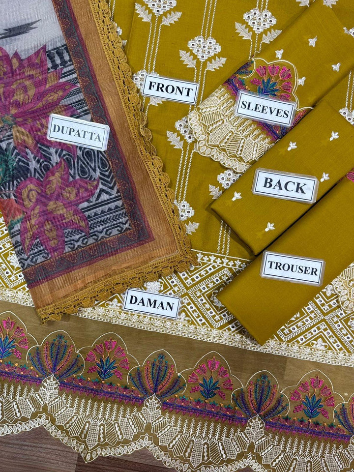 Zainab Chottani Cotton Suit-Cotton Suits-Replica Zone