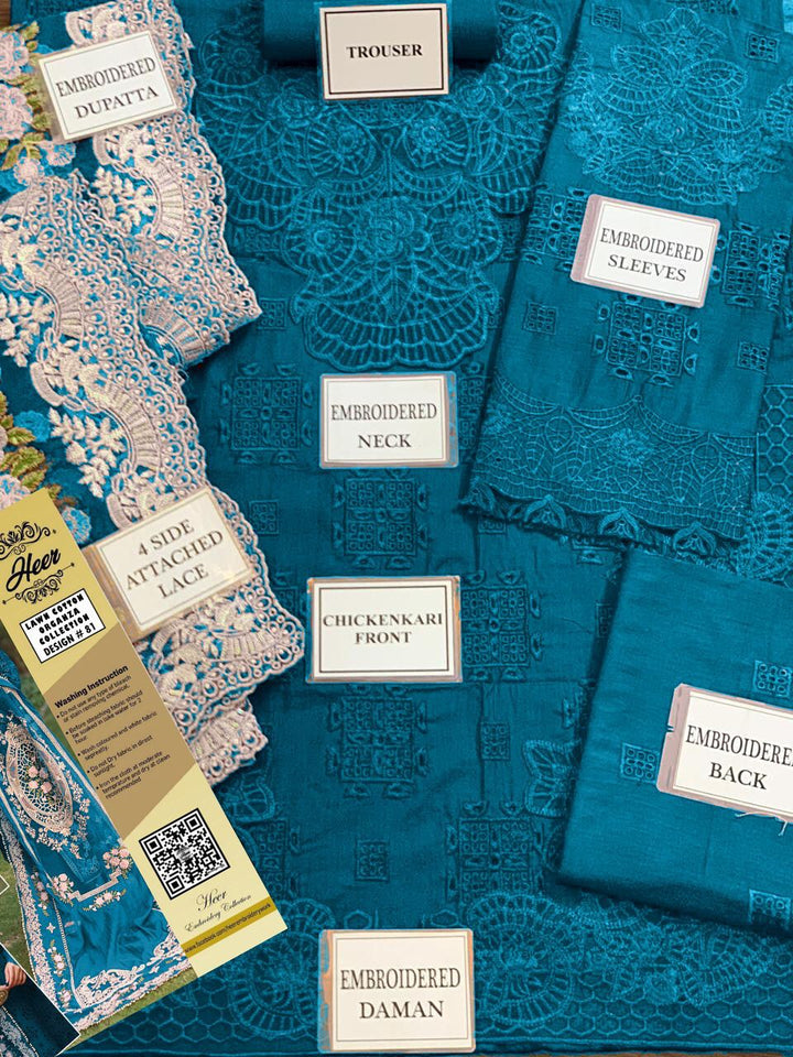 Zainab Chottani Cotton Suit-Cotton Suits-Replica Zone