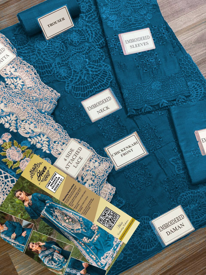 Zainab Chottani Cotton Suit-Cotton Suits-Replica Zone