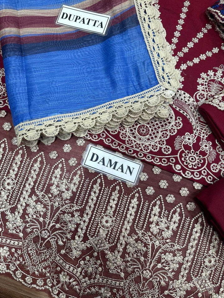 Zainab Chottani Cotton Suit-Cotton Suits-Replica Zone