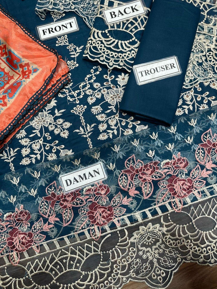 Zainab Chottani Cotton Suit-Cotton Suits-Replica Zone