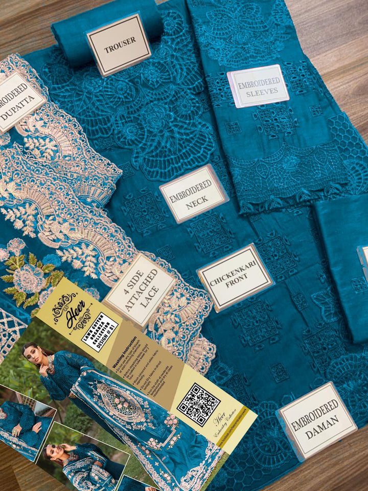 Zainab Chottani Cotton Suit-Cotton Suits-Replica Zone