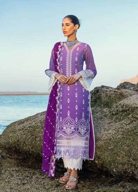Zainab Chottani-Lawn-Purple-Replica Zone