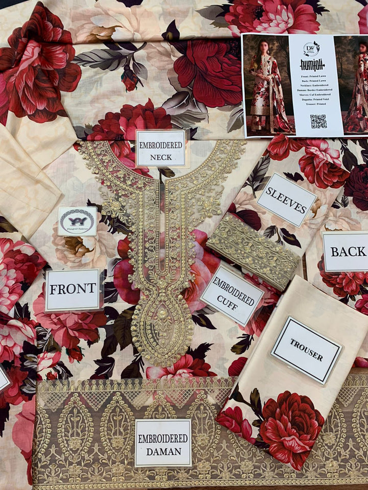 Zainab Chottani Lawn Suit-Lawn Suits-Replica Zone