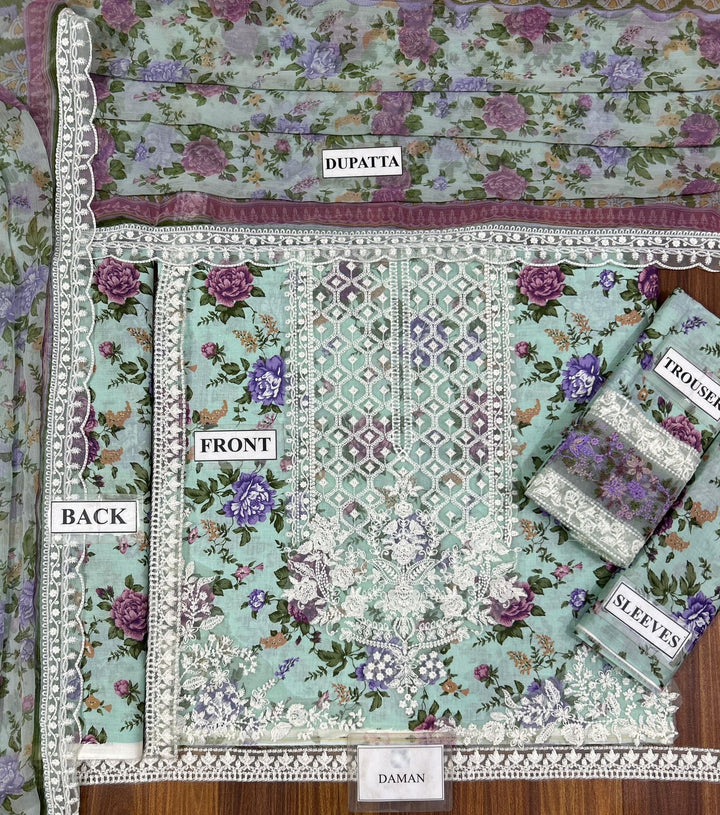 Zainab Chottani Lawn Suit-Lawn Suits-Replica Zone