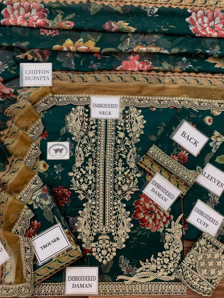 Zainab Chottani Lawn Suit-Lawn Suits-Replica Zone