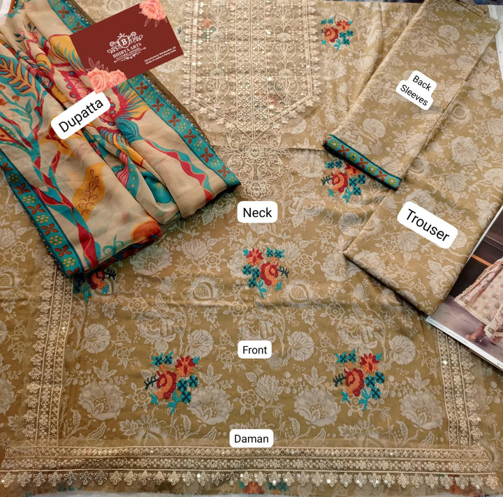 Zainab Chottani Lawn Suit-Lawn Suits-Replica Zone