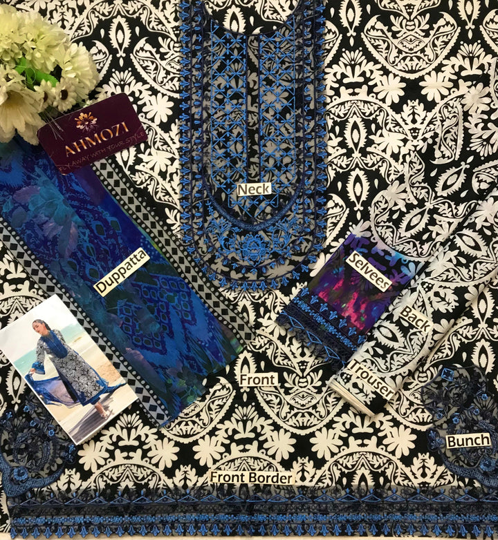 Zainab Chottani Lawn Suit-Lawn Suits-Replica Zone