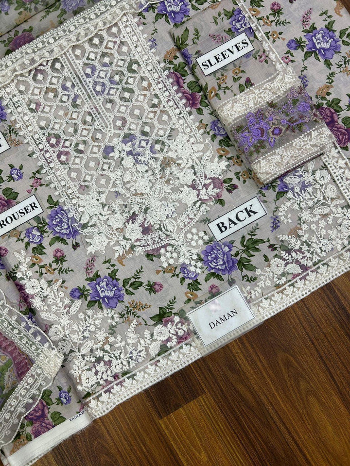 Zainab Chottani Lawn Suit-Lawn Suits-Replica Zone