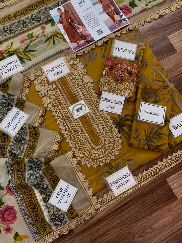 Zainab Chottani Lawn Suit-Lawn Suits-Replica Zone